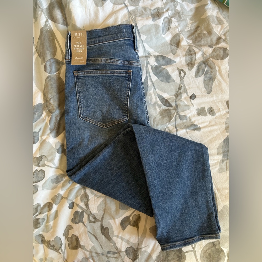 madewell | the perfect vintage jean in finney wash - NWT! - Picture 6 of 12